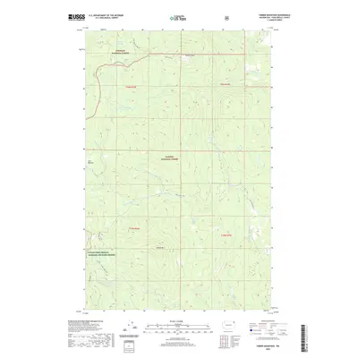 2020 Map of Timber Mountain, 2020 Print