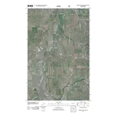 2011 Map of Timber Prong Creek, 2011 Print