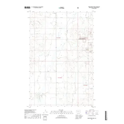 2017 Map of Timber Prong Creek, 2017 Print