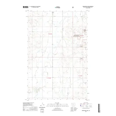 2020 Map of Timber Prong Creek, 2020 Print