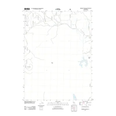 2012 Map of Timbered Crater, 2012 Print