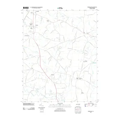 2010 Map of Timberlake, 2010 Print