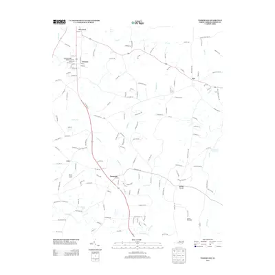 2013 Map of Timberlake, 2013 Print