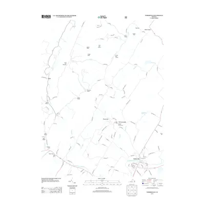 2013 Map of Timberville, 2013 Print