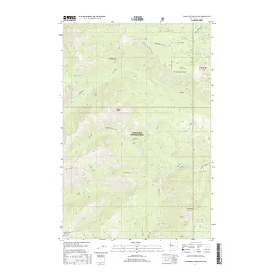 2017 Map of Timberwolf Mountain, 2017 Print