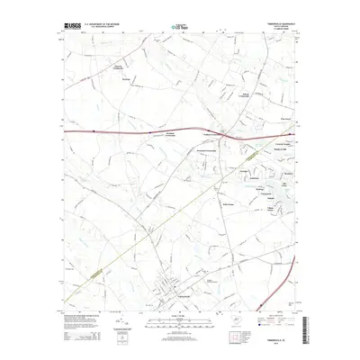2014 Map of Timmonsville, 2014 Print