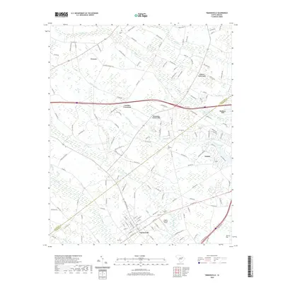 2020 Map of Timmonsville, 2020 Print