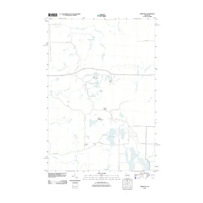 2010 Map of Timms Hill, 2010 Print