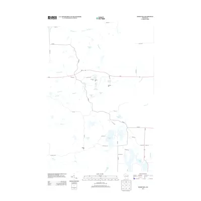2013 Map of Timms Hill, 2013 Print
