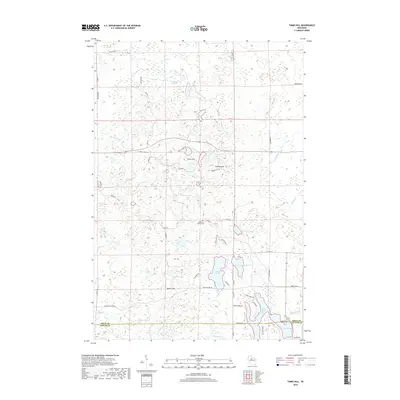 2018 Map of Timms Hill, 2018 Print