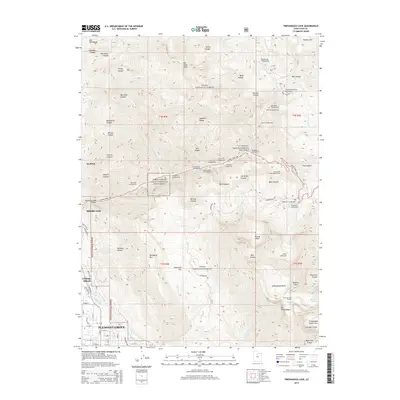 2014 Map of Timpanogos Cave, 2014 Print
