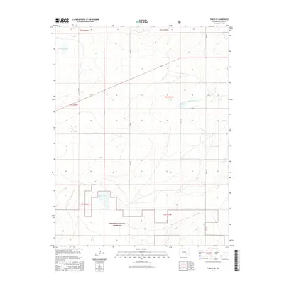 2016 Map of Timpas NE, 2016 Print