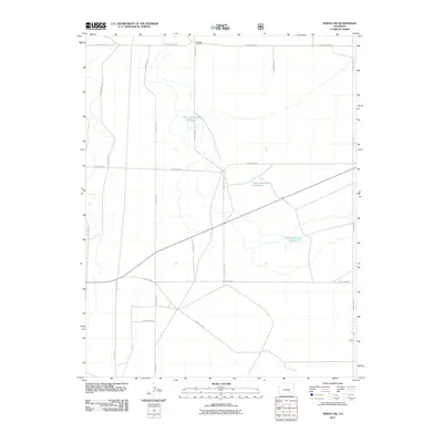 2011 Map of Timpas NW, 2011 Print