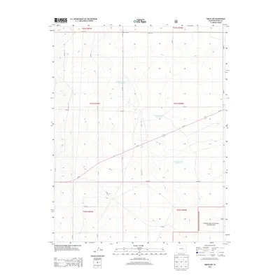 2013 Map of Timpas NW, 2013 Print