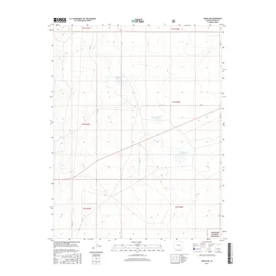 2016 Map of Timpas NW, 2016 Print