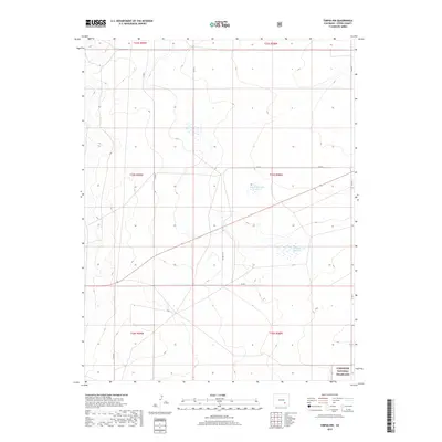 2019 Map of Timpas NW, 2019 Print