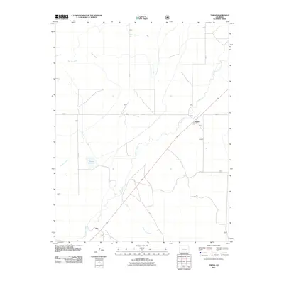 2011 Map of Timpas, 2011 Print