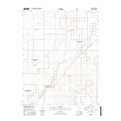 2016 Map of Timpas, 2016 Print
