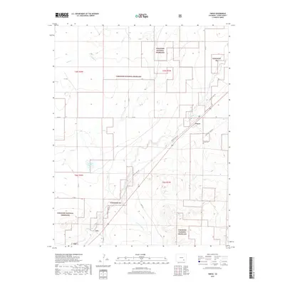 2019 Map of Timpas, 2019 Print