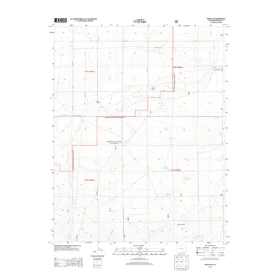 2013 Map of Timpas SW, 2013 Print