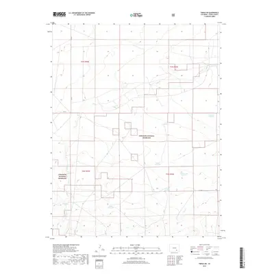 2019 Map of Timpas SW, 2019 Print