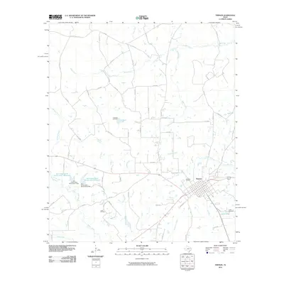 2010 Map of Timpson, 2010 Print