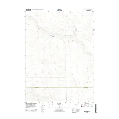 2014 Map of Tin Camp Ranch, 2014 Print