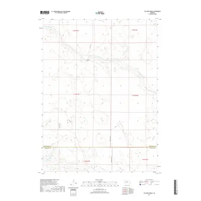 2017 Map of Tin Camp Ranch, 2017 Print