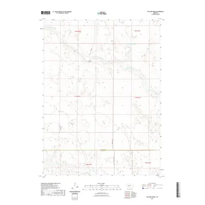 2021 Map of Tin Camp Ranch, 2021 Print