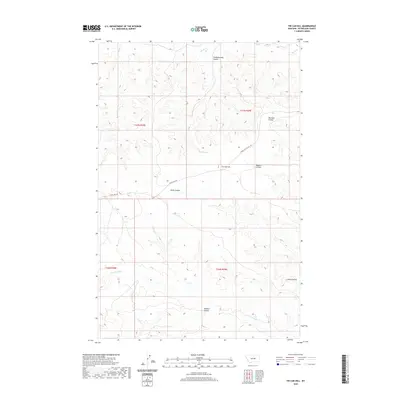 2020 Map of Tin Can Hill, 2020 Print