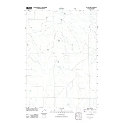 2012 Map of Tin Can Lake, 2012 Print