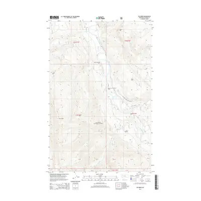 2014 Map of Tin Creek, 2014 Print