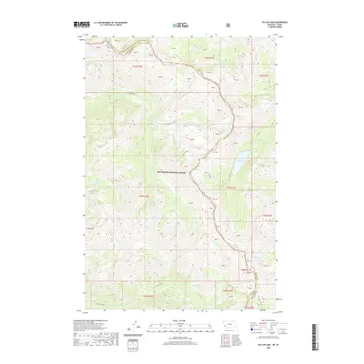 2020 Map of Tin Cup Lake, 2020 Print