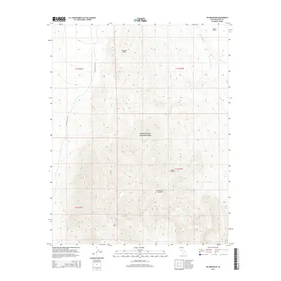 2015 Map of Tin Mountain, 2015 Print