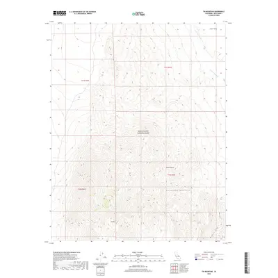 2018 Map of Tin Mountain, 2018 Print