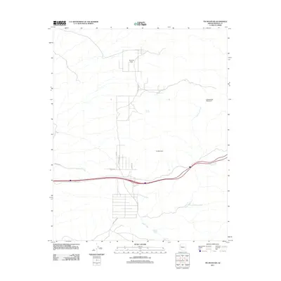 2011 Map of Tin Mountain, 2011 Print