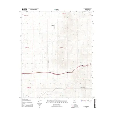 2014 Map of Tin Mountain, 2014 Print