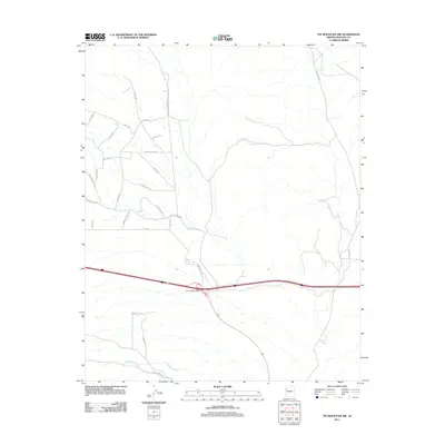 2011 Map of Tin Mountain NW, 2011 Print