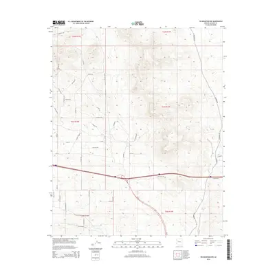 2014 Map of Tin Mountain NW, 2014 Print