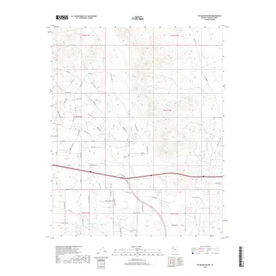2018 Map of Tin Mountain NW, 2018 Print