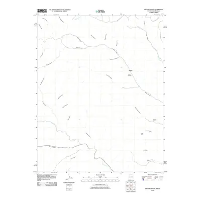 2010 Map of Tin Pan Canyon, 2010 Print