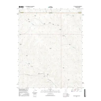 2017 Map of Tin Pan Canyon, 2017 Print