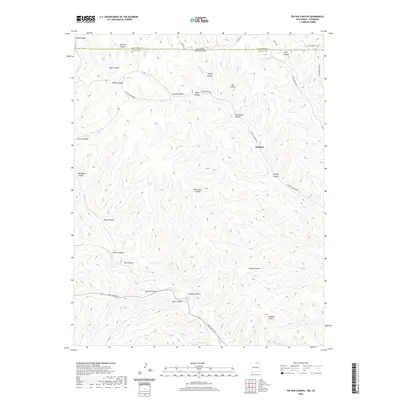 2020 Map of Tin Pan Canyon, 2020 Print