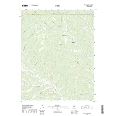 2023 Map of Tin Pan Canyon, 2023 Print