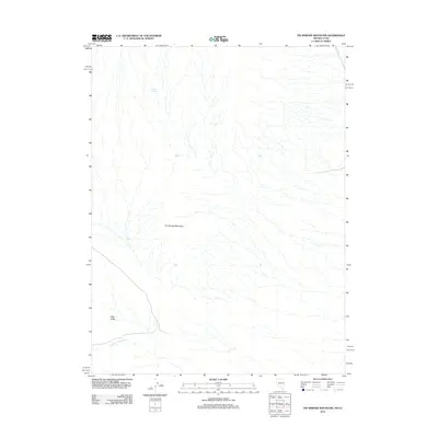 2012 Map of Tin Springs Mountain, 2012 Print