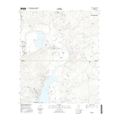 2016 Map of Tin Top, 2016 Print