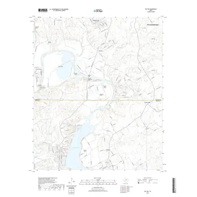 2019 Map of Tin Top, 2019 Print