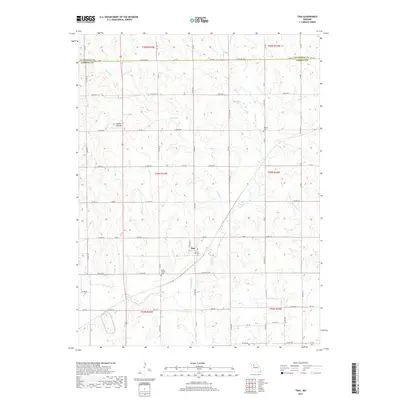 2017 Map of Tina, 2017 Print