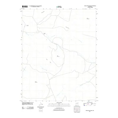 2010 Map of Tinaja Mountain, 2010 Print