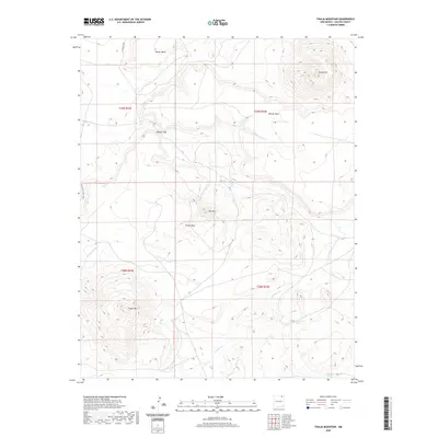 2020 Map of Tinaja Mountain, 2020 Print